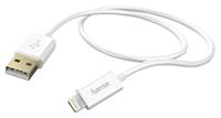 Hama Oplaad-/datakabel, Lightning, 1,5 m, wit - thumbnail