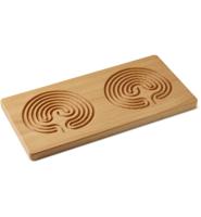 Therapeutenwinkel Dubbel hout vingerlabyrint 1 Stuks - thumbnail