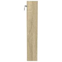 Vitrinekast 100x8,5x50 cm bewerkt hout sonoma eikenkleurig - thumbnail