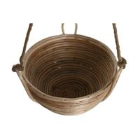 Plantenbakkenset Home ESPRIT Natuurlijk vlechtwerk Touw 31 x 31 x 23 cm (3 Onderdelen) - thumbnail