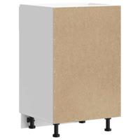 Keuken onderkast "Porto" bewerkt hout wit - thumbnail