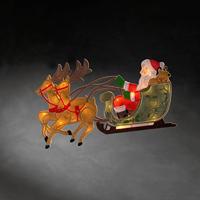 Raamsilhouet Kerstslee 20 LED 45x28cm - thumbnail