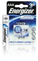 Energizer batterijen Lithium AAA, blister van 2 stuks - thumbnail