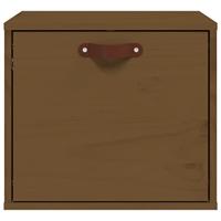 Wandkast 40x30x35 cm massief grenenhout honingbruin - thumbnail