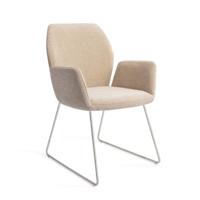 Jesper Home Misaki eetkamerstoel Funky Fudge slide steel - thumbnail