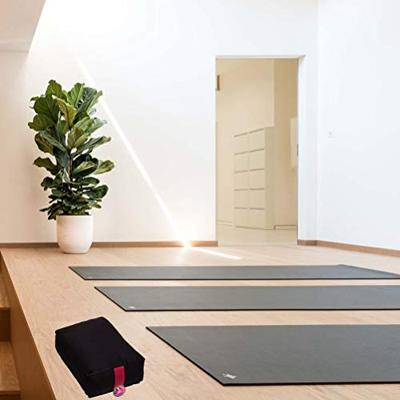 Yogi & Yogini Meditatiekussen Zwart Rechthoekig katoen - Effen - 38 x 28 x 15 cm