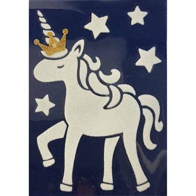 Raamsticker eenhoorn 40 cm | 24 stuks