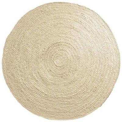 Jute vloerkleed rond - bleached Jute vloerkleed rond - bleached