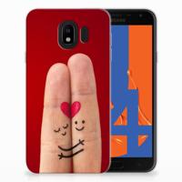 Samsung Galaxy J4 2018 Silicone Back Cover Liefde - Origineel Romantisch Cadeau - thumbnail