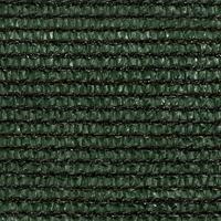 VidaXL Zonnezeil 160 g/m² 2,5x2,5 m hdpe donkergroen - thumbnail