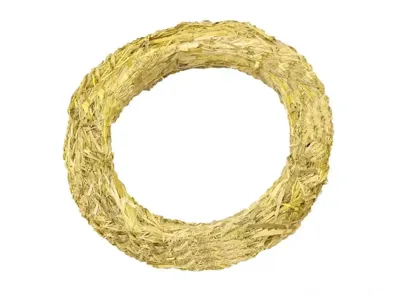 Krans stro diameter 30cm naturel