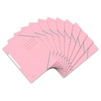 Elastomap oxford top file+ a4 pastel roze | 10 stuks - thumbnail