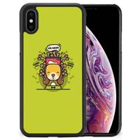 Apple iPhone Xs Max Bumper Hoesje Doggy Biscuit - thumbnail