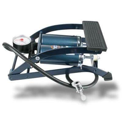 SKS voetpomp twin air met drukmeter 1895