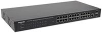 Intellinet 560559 Netwerk switch 24 + 2 poorten 1 GBit/s PoE-functie - thumbnail
