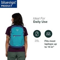 Osprey Daylite Plus Rugtas Soundwave Grey/Latte Brown 20L - thumbnail