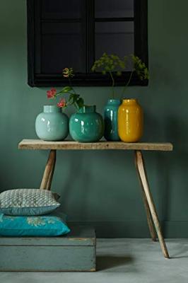 Pip Studio Vaas Metaal Ovaal Geel 30cm