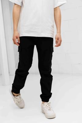 Black Bananas Cargo Broek Kids Zwart - Maat 164 - Kleur: Zwart | Soccerfanshop
