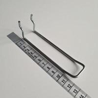 Boardhaak dubbel 120 mm 3.4mm 25/30mm - 8 stuks - thumbnail