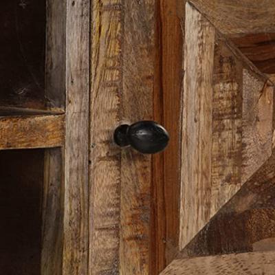 Tv-meubel 118x30x40 cm massief mangohout