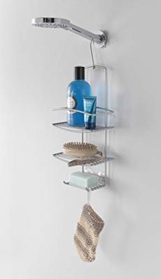 Metaltex Onda Doucherek 18x11x39/48 cm Zilver