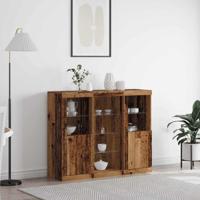 Dressoir Oud hout 123 x 37 x 100 cm Bewerkt hout - thumbnail