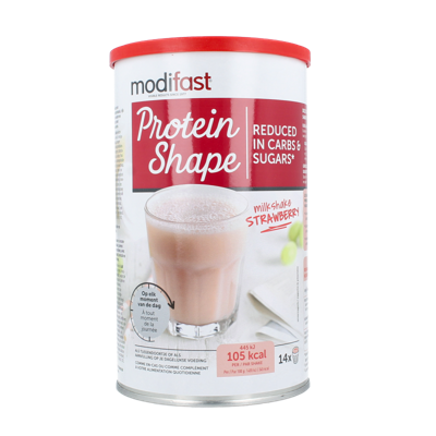 Modifast Proteine shape milkshake strawberry 420 Gram