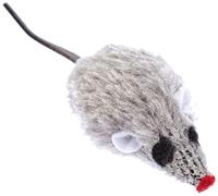 Muis grijswit 5cm 4 stuks - thumbnail