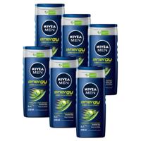 Nivea Nivea Douchegel Men - Energy 250 ml. 6 x Voordeelpak - thumbnail