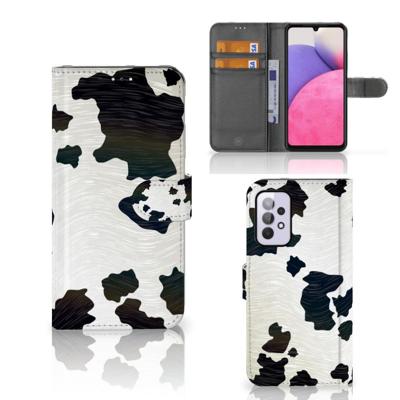 Samsung Galaxy A33 5G | Telefoonhoesje | Met pasjeshouder | Koeienvlekken