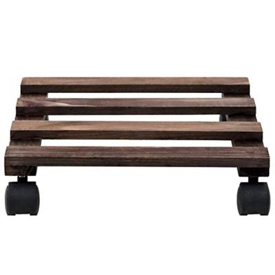 VidaXL Plantenrollers 4 st 25x25 cm cederhout