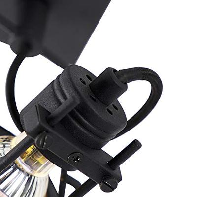 QAZQA Industriële spot zwart - Suplux