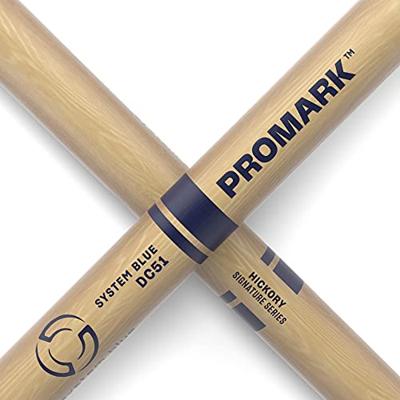 Promark System Blue DC51 Hickory marching drumstokken Promark System Blue DC51 Hickory marching drumstokken