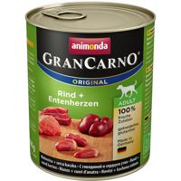 ANIMONDA GranCarno Adult Beef and duck hearts - natvoer voor honden - 800g - thumbnail