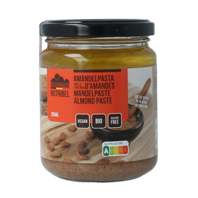 Nutribel Amandelpasta bio 250 Gram Nutribel Amandelpasta bio 250 Gram