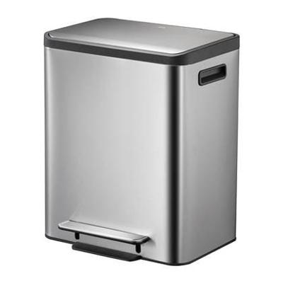 Pedaalemmer EKO EcoCasa Recycler 15+15 liter rvs Pedaalemmer EKO EcoCasa Recycler 15+15 liter rvs