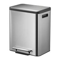 Pedaalemmer EKO EcoCasa Recycler 15+15 liter rvs - thumbnail