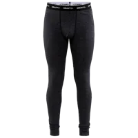 Craft Core Wool Merino Thermobroek Heren Black Melange S - thumbnail