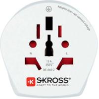 SKROSS Combo World to Italy: reisadapter voor reizen van over de hele wereld naar landen die de Italiaanse of de Schuko-standaard gebruiken - thumbnail