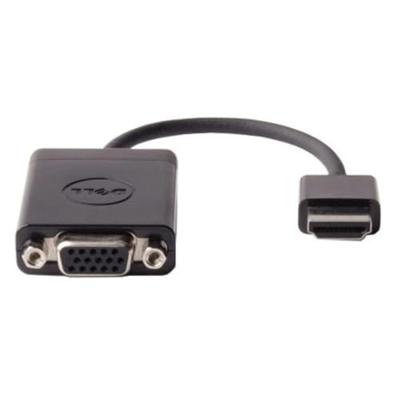 Dell 492-11682 HDMI / VGA Kabel [1x HDMI-stekker - 1x VGA-bus] Zwart 0 mm