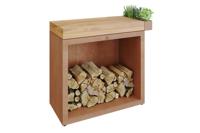 OFYR Butcher Block Storage 90 Corten - Teak Wood - thumbnail