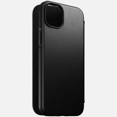 Nomad Modern leather folio iPhone 14 Plus - Black