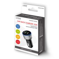 Savio Quick Charge 3.0A autolader SA-06/B - thumbnail