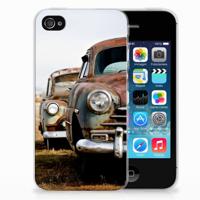 Apple iPhone 4 | 4s Siliconen Hoesje met foto Vintage Auto - thumbnail
