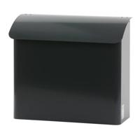 V-Part brievenbus staal antracietkleurig - thumbnail