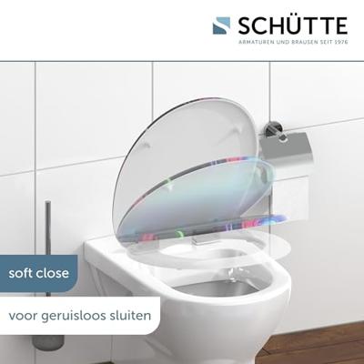 Schutte Duroplast WC-bril NEON PAINT met soft-close
 82191 - thumbnail