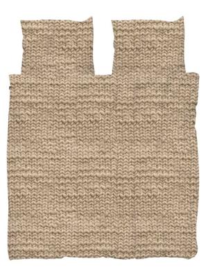 Snurk Twirre Sand Beige FLANEL Dekbedovertrek