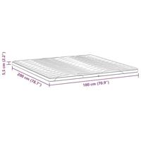 Matraspads Wit 180 x 200 cm Niet-plakkende polyester - thumbnail