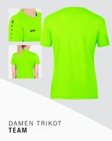 JAKO 4233D Shirt Team Km Dames - Fluogroen - 38 - thumbnail