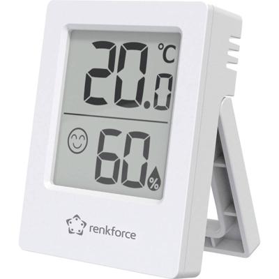 Renkforce RF-6417554 RF-6417554 Draadloze thermo- en hygrometer Wit